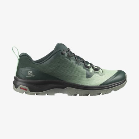 Salomon VAYA Womens Hiking Shoes Green UK EUIV